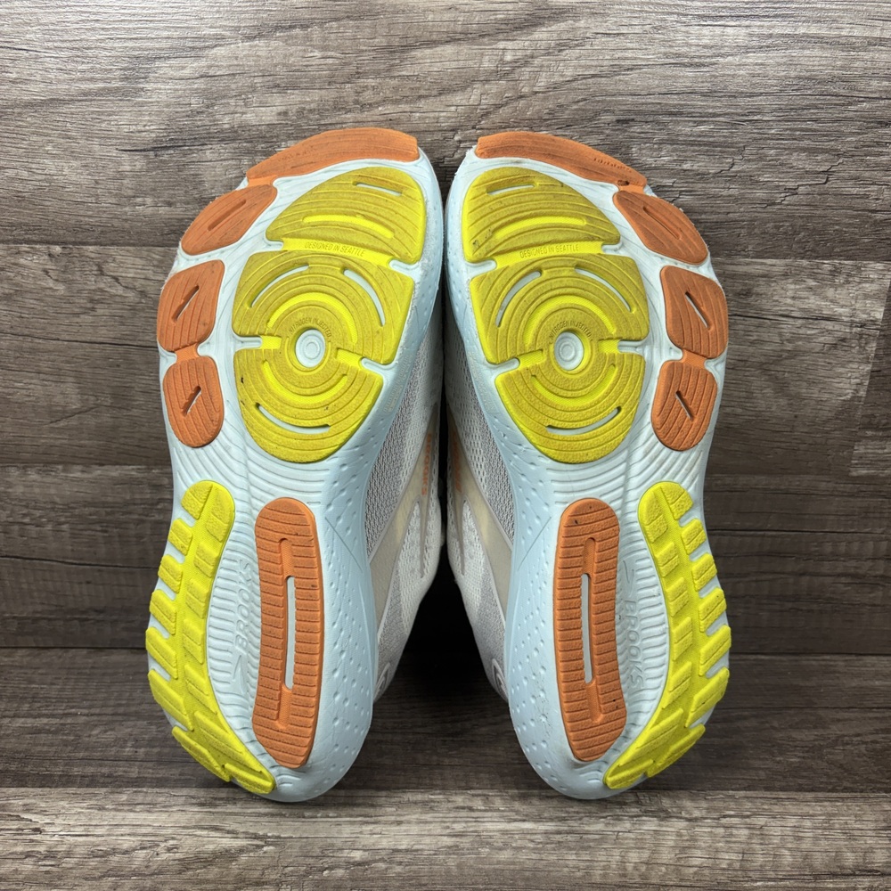 Brooks Glycerin 21 Gray Tan Womens US Size 7 EUR 38 1204081B195 Running Shoes - Picture 8 of 9